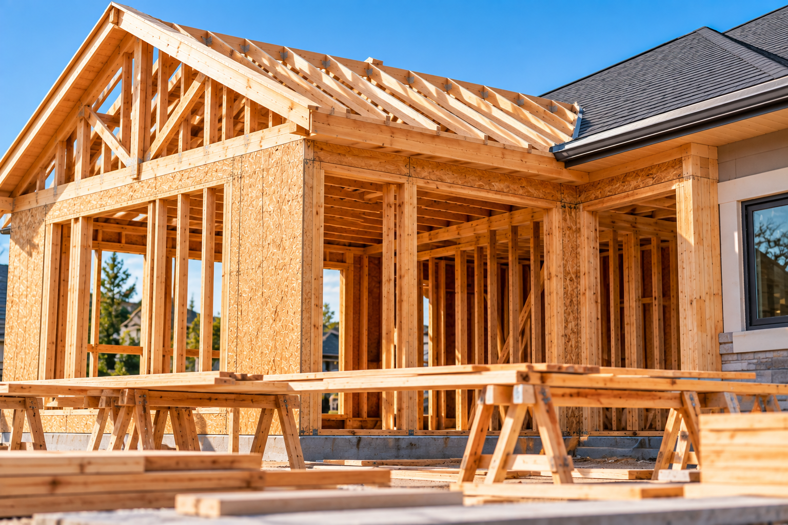 Residential exterior remodeling project